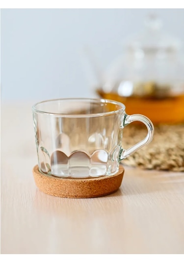 Lumınarc Çay Ve Kahve İçin Güzel Şeffaf Cam Kupa 2 Adet 316812167 Beyaz