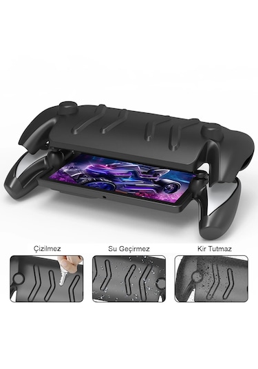 Ps Portal Şok Emici Sert Koruma Kabuğu 360 Derece Koruma, Ayaklı Stand Playstation 5 Portal Uyumlu 1 Adet