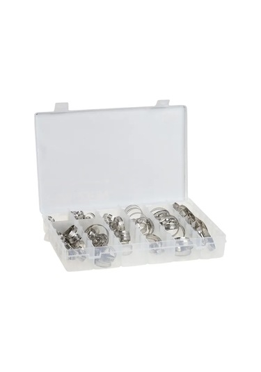 Zeın Metalik Vida İle Kelepçe Seti 80 Adet 415895209