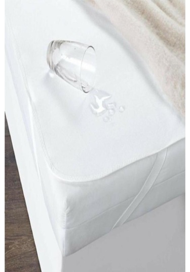 Mycey 50x90 Cm Sıvı Geçirmez Alez Pamuk Beyaz