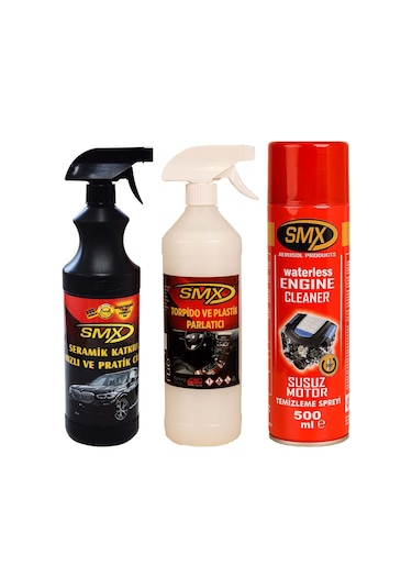 Smx Araç Bakım Seti(seramik Cila-torpido Tem.-susuz Motor Tem.)