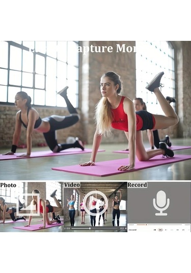 Xuweiwei Black Night Vision Usb Güvenlik Kamerası Wifi Gerektirmeyen Body Kamera Bebek Bakıcı Kamerası Ev Ofis Güvenlik Kamerası