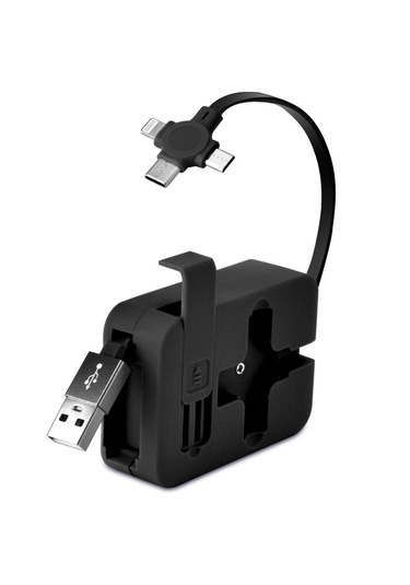 Buffer Cep Tipi 3'ü 1 Arada Usb Şarj Kablosu