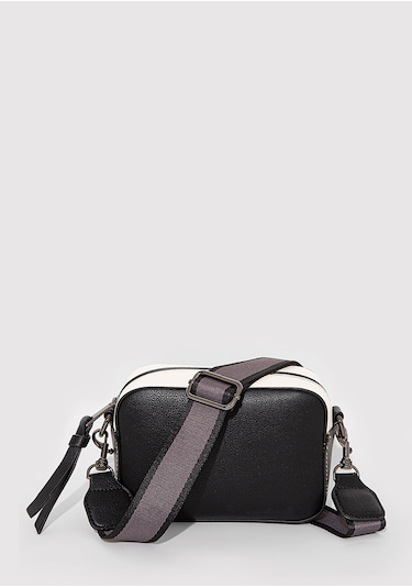 Mavi - Siyah Askılı Antrasit Çapraz Çanta 1910084-88035 Antrasit