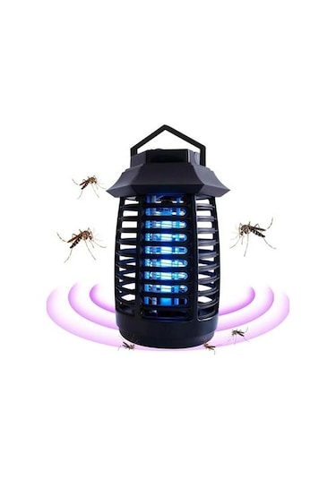 Tutma Ve Asma Saplı Ledli Sinek Makinası 2w Sinek Öldürücü Uv Mor Işıklı Aparat