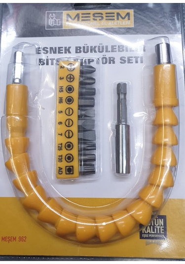 Meşem Esnek Bükülebilir Bits Adaptör Seti