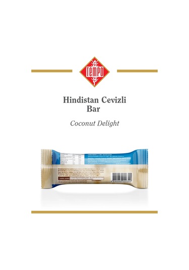 Hindistan Cevizli Bar 32 G X 12 Adet