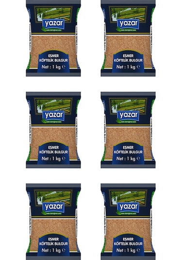 Yazar Esmer Köftelik Bulgur 6 x 1 KG