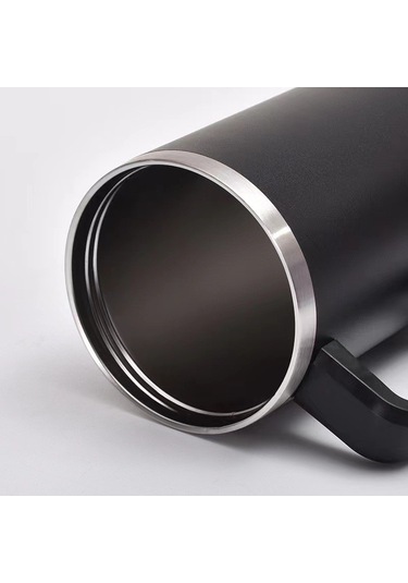 Dinosaurs 40oz Paslanmaz Çelik Kahve Kupası Mühürlü Saman Termos Büyük Kapasiteli Araba Vakum Şişesi Seyahat Termos-425 Altın