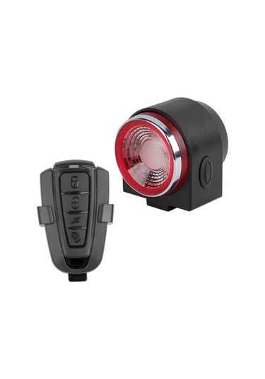 Ranyeek Usb Şarjlı Bisiklet Arka Lambası, Akıllı Fren Ve Sesli Uyarı Sistemi İle Gece Güvenliği Sağlar Çok Renkli