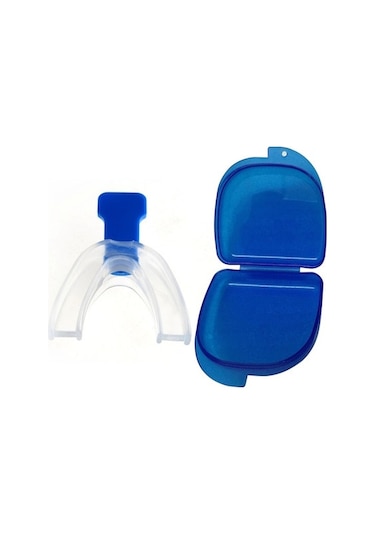 Createtech Vkemall Mavi Kadın Horlama Önleyici Erkek Diş Gıcırdatma Bruksizm Çözüm Cihazı Ağız Koruyucu