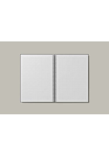 Notebook for Developers - Eat Sleep Code Repeat - Siyah - Kısmi Lak'lı Sert Mukavva Kapak - 100 Yaprak - Kareli - Spiralli Defter