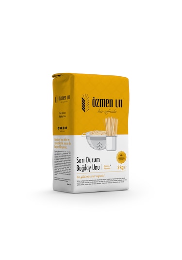 Özmen Un Sarı Durum Buğday Unu 2 Kg