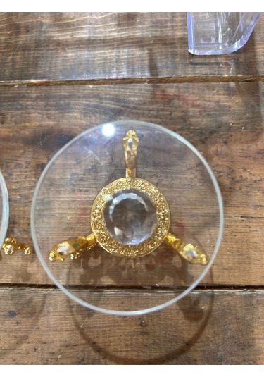 Gold Cam Yüzük Yükseltici Lokumluk Altın Rengi