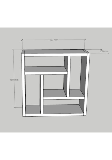 Emkawood Emkawood Trila Duvar Rafı
