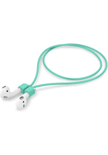 Airpods 1. Nesil / 2. Nesil Manyetik Mıknatıslı Kulaklık Silikon Askılık Kırmızı