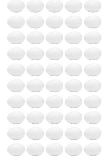 Yuntech01 50 Adet Plastik Somut Güvercin Yumurtası - Yetiştirme İçin Yaratıcı Kuluçka Yardımcısı - Ortam Dostu Ve Güvenli Malzeme