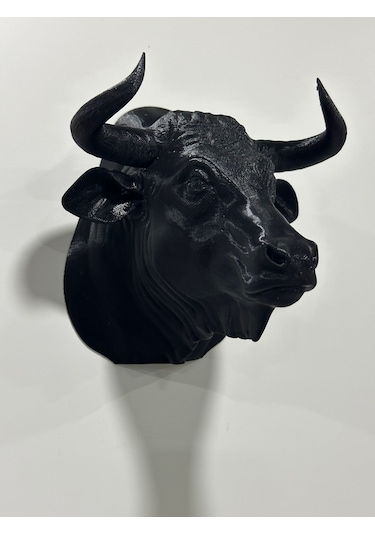 Bull - Boğa Duvar Dekorasyonu Veya Kulaklık Tutucu