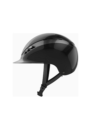 Horze Pikeur Airluxe Chrome Hafif Ve Güvenli Binicilik Kaskı Siyah Parlak