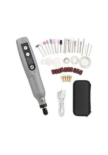 Novahub Mini Kablosuz Taşlama Makinesi - Renkli, Kullanışlı Aksesuarlar Seti