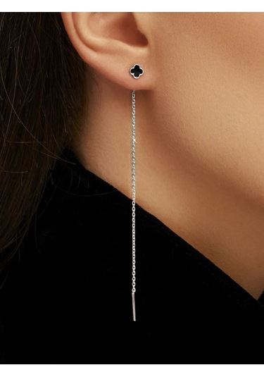 Zoloto Russkih Yonca Desenli Gümüş Çubuk Küpe 70 Mm 157976836 Diğer