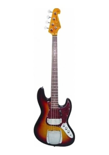 SX SJB62C+/3TS  Tortoise Shell Pickguard Bas Gitar (3-Tone Sunbur