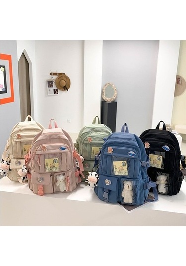 Enjoy Homee Büyük Kapasiteli Su Geçirmez Naylon Öğrenci Okul Çantası Sırt Çantası Tbg3jh Diğer