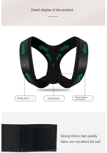 Suntek Erkekler Kadınlar Için Ayarlanabilir Üst Sırt Duruş