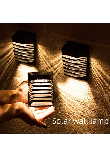 Mufunye Ev, Bahçe Ve Duvar İçin Su Geçirmez Güneş Enerjili Aydınlatma Lambası - 6-12 Saat Sürekli Işık, Kolay Kurulum Yh0613