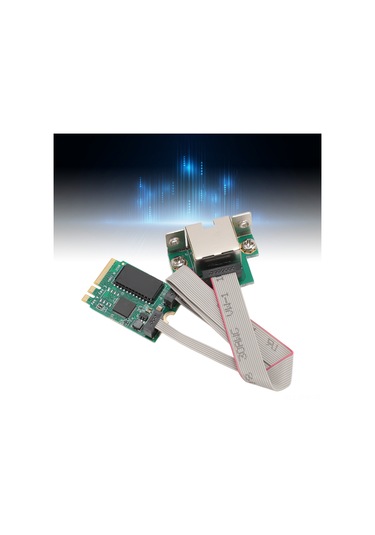 Tenfowee M.2 A+e Bus 2.5g Ethernet Kartı, Rj45 Port, Rtl8125b, 2.5g/1g Mod, Win/linux Uyumlu, Sabit Veri Aktarımı