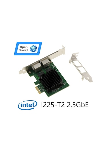 Open Smart 2 Port Intel I225-T2 2,5GbE Ethernet Kart - OPS7207NT