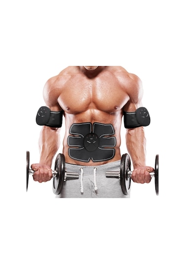 Musclewireless Akıllı Ems Kas Eğitimi Vücut Zayıflama Geliştirme Yaması 4 Siyah