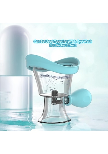 Trendooze Göz Yıkama Kupası Kiti - Hava Basıncı Teknolojisi, Yorgunluk Giderici