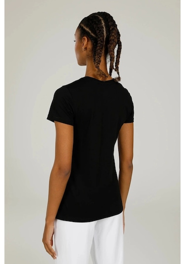 Lumberjack Ct122 0 Yaka Basic Bayan Body - Siyah