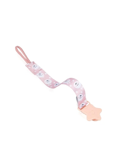 Babyjem Klipsli Emzik Askısı Pembe