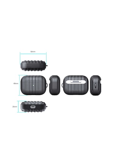 Noktaks - Airpods Pro Uyumlu Airpods Pro - Kılıf Airbag 21 Kılıf - Mavi