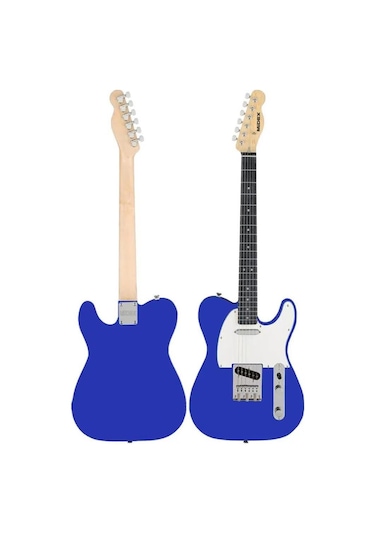 Midex Tlx-50bl Tele Kasa Maple Klavye 2 Single-coil Manyetik Elektro Gitar