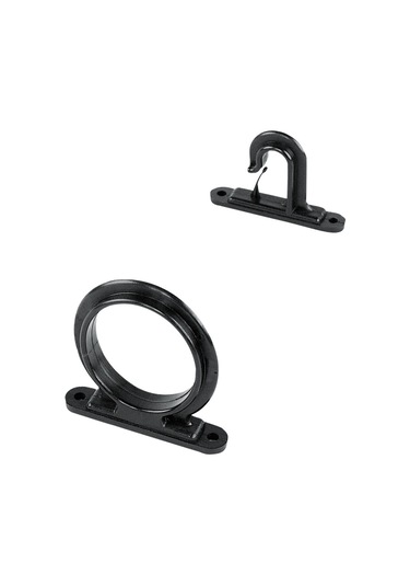 Nuova Rade Kamış Tutma Halka Seti Siyah