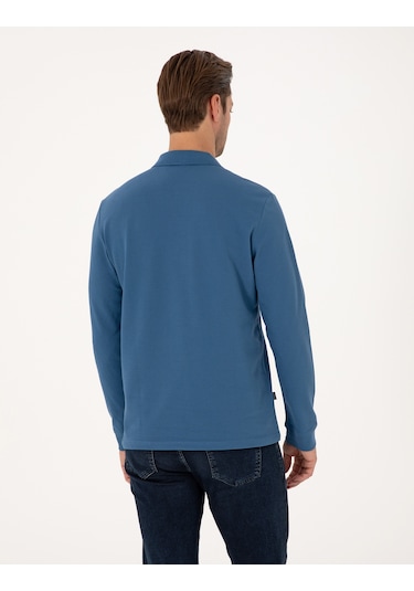 Pierre Cardin Erkek Açık Lacivert Sweatshirt 50314046-vr059 Açık Lacivert