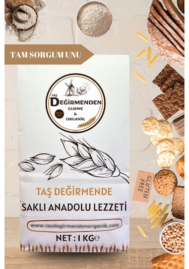 Tam Sorgum Unu (Gluten İçermez) - 1 Kilo