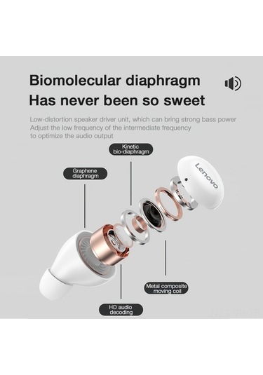 Willowhaven Lenovo Lp11 Kulaklık: Akıllı Gürültü Azaltma, Dokunmatik Kontrol, Uzun Pil, Acil Şarj, Pembe Lp11