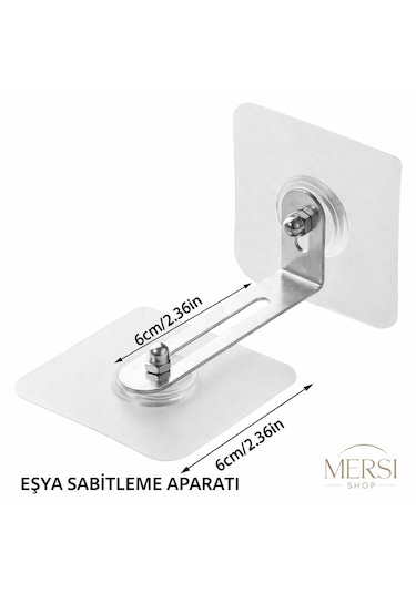 Mobilya Sabitleme Aparatı Güvenlik Kilitli Duvar Sabitleyici