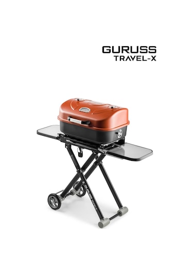 Guruss Travel-x Taşınabilir Mangal Tam Set Oksit Kırmızı Model:grs19