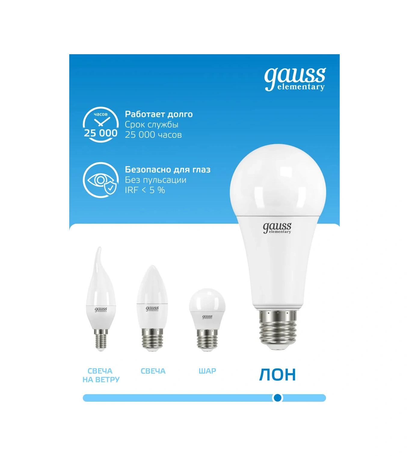 Gauss E27 Armut Tipi 30w 6500k Soğuk Işık Led Ampul 356555907