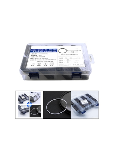 Suntek Magideal Saat Arka Kasa Contası Su Geçirmez Onarım Parçaları 0.9mmx0.6mm-98-adet