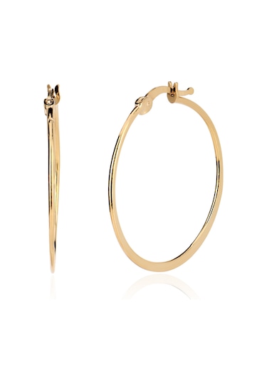 Skf Internatıonatıonal 925 Ayar Gümüş Press Küpe Gold