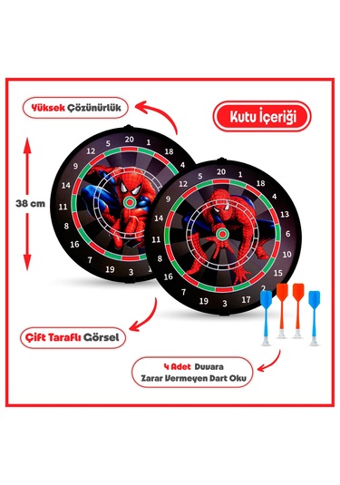 4 Oklu Mıknatıslı Dart Seti Çift Yönlü Manyetik Dart