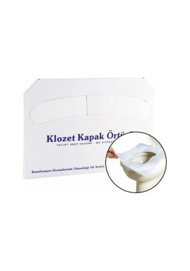 Klozet Kapak Örtüsü Klozet Hijyen Örtüsü 250 Adet
