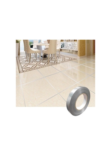 2 Adet 50 Metre Fayans Arası Şerit Dekoratif Yapışkan Su Geçirmez