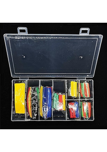 Komponentci Isı İle Daralan Makaron Kablo Yalıtım Set 328 Parça Kutulu